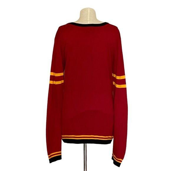 Harry Potter Hot Topic Gryffindor Cardigan Womens Sz XL Sweater Cosplay Fandom - Picture 6 of 7